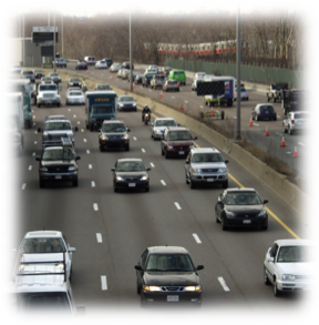 photo of Interstate 93 south of Boston