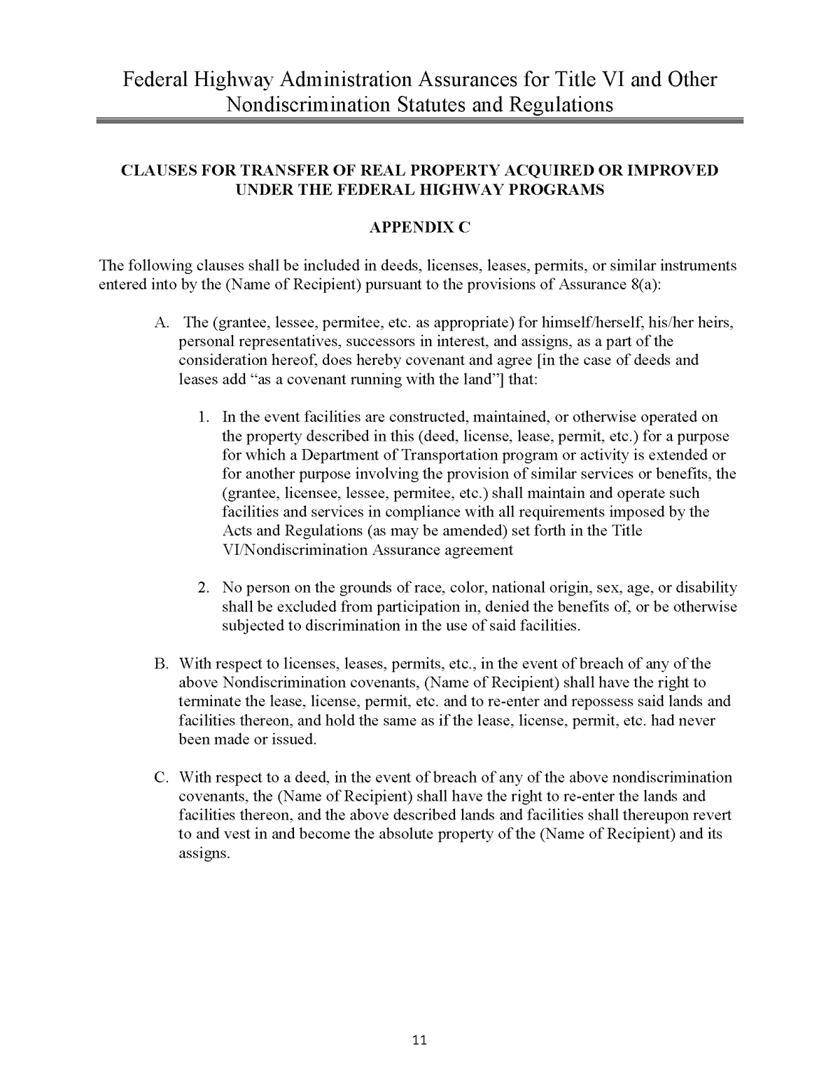 The MPO’s signed Title VI assurances are provided beginning on page 5. (Note that these documents were provided by the Federal Transit Administration [FTA] and MassDOT and are not in accessible formats. If you require assistance with these documents, please contact the MPO staff at 617.973.7100 [voice], 617.973.7089 [TTY], 617.973.8855 [fax], or publicinformation@ctps.org.).