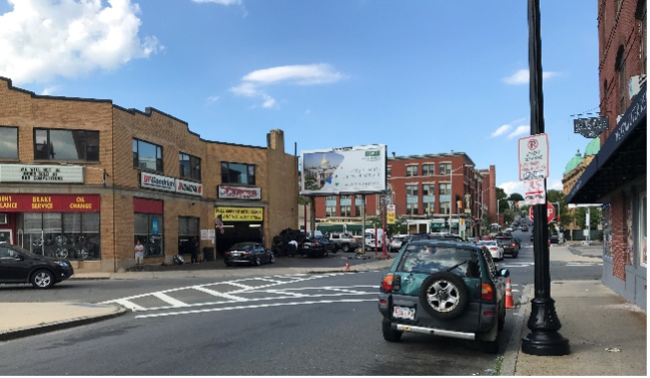 Figure 10
View along Liberty Street with Central Street Approach on Left